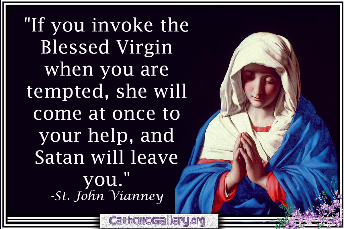 If you invoke Mary Quotes